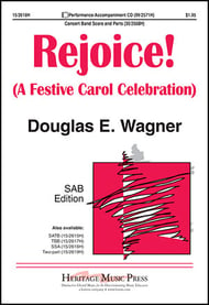 Rejoice! SAB choral sheet music cover Thumbnail